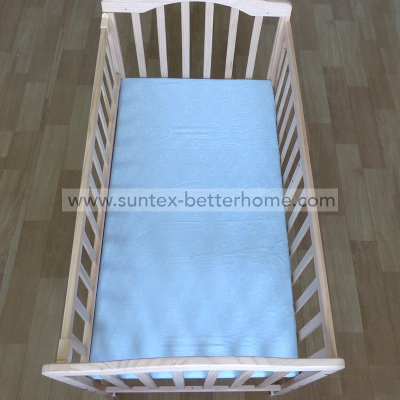 Custom 100% Cotton Muslin Baby Waterproof Fitted Crib Sheet