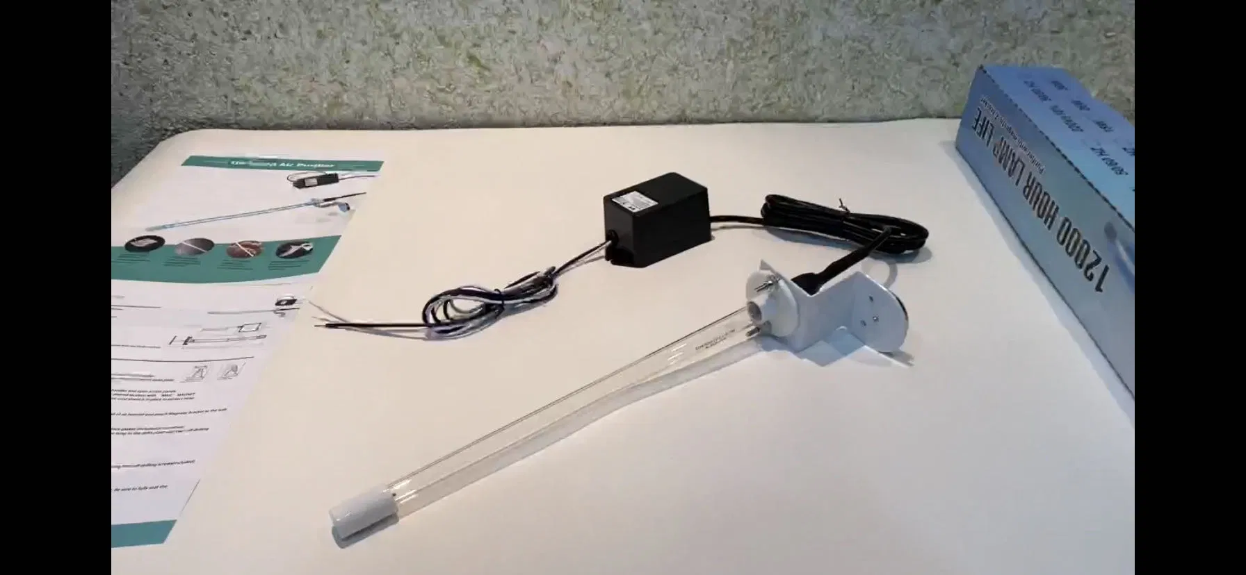 24VAC EPA Ultraviolet Lamp Light Kit with Magnetic Bracketwhole House UVC Tube for Induct for HVAC System Purify