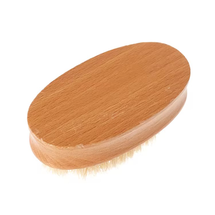 Custom Wholesale Wooden Natural Sisal Nail Dust Cleaning Brush