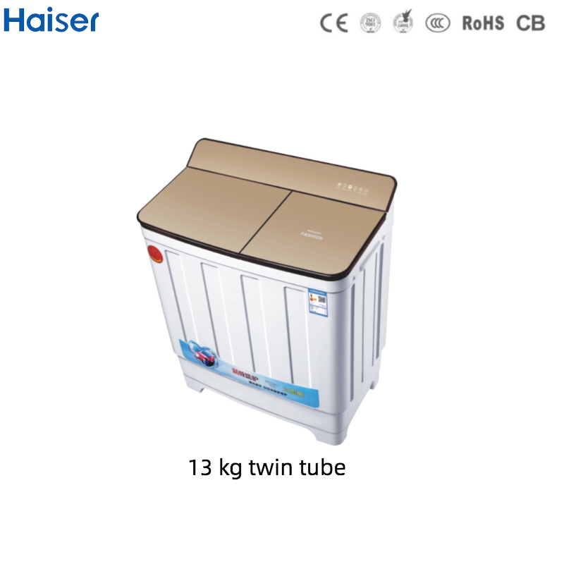 13 Kg Tempered Glass Cover and Stainless Steel Tube Twin Tube Washing Machine