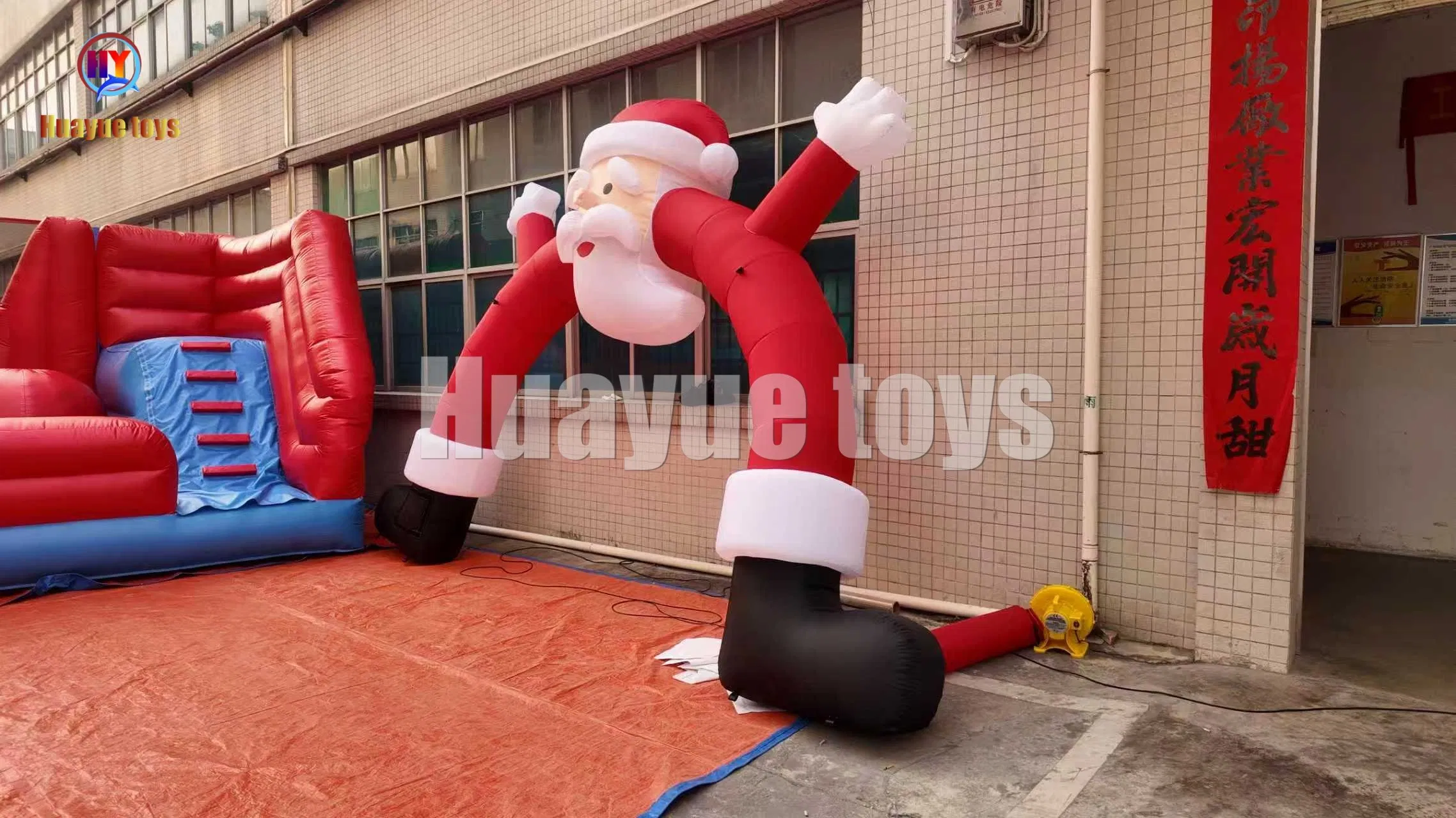 Manufacturer Inflatable Santa Claus Themed Decorative Arch