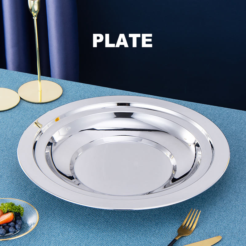 High Grade Design Catering Kitchen Multiple Use Round Serving Tray