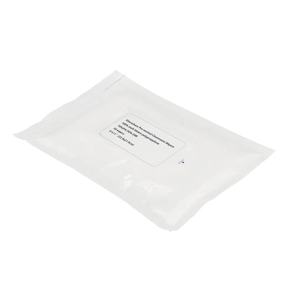 Professional Cleanroom Polyester Wiper Wipes White for LCD Screen Wipe Anti Static Cleanroom Wipers