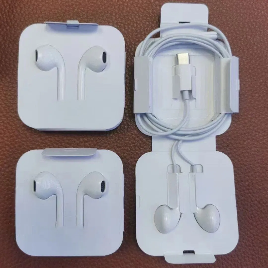 Cheap Price Good Quality 1: 1 Original Earpods USB-C Earphone for IP15/16 Series.
