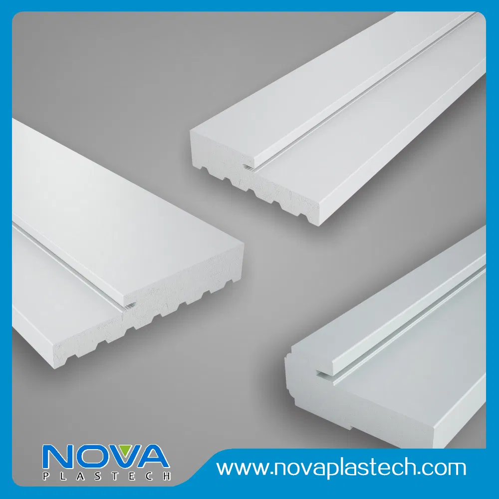 China Manufacture Factory Price White PVC Profile Door Jamb