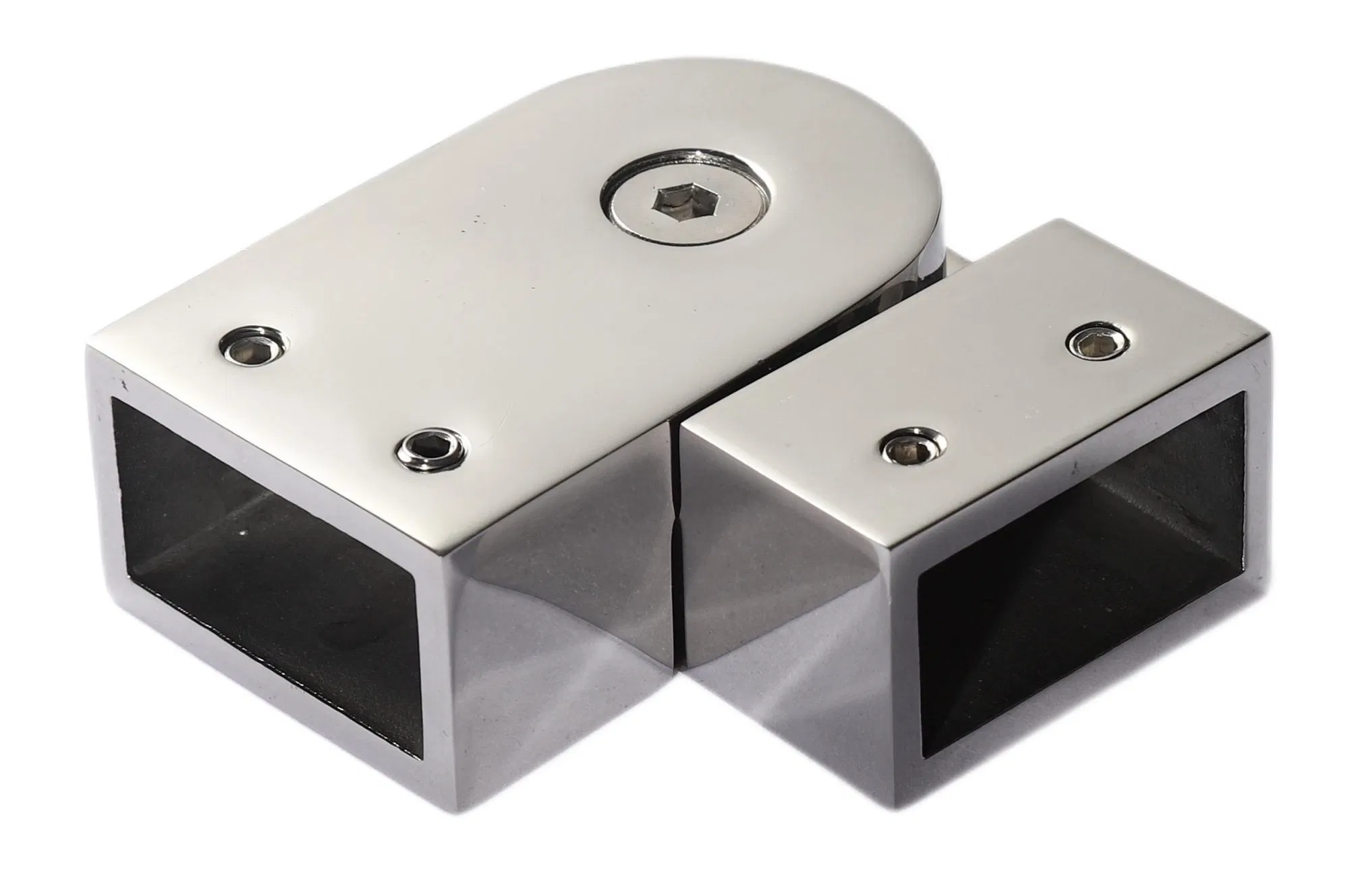 OEM Bathroom Shower-Enclosure Hardware Accessories Patch-Fitting 304-Stainless-Steel Adjustable Swiveling Header Clamp Bracket Pipe-Fitting