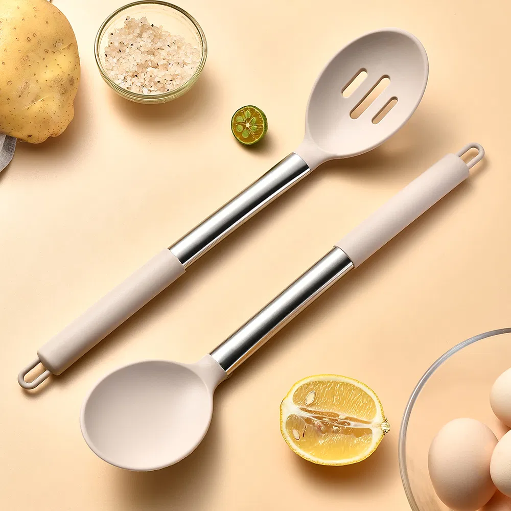 8 PCS Mini Silicone Non-Stick Japan & Korea Style Kitchen Utensil Set Spoon Oil Brush Spatula for Cooking Baking