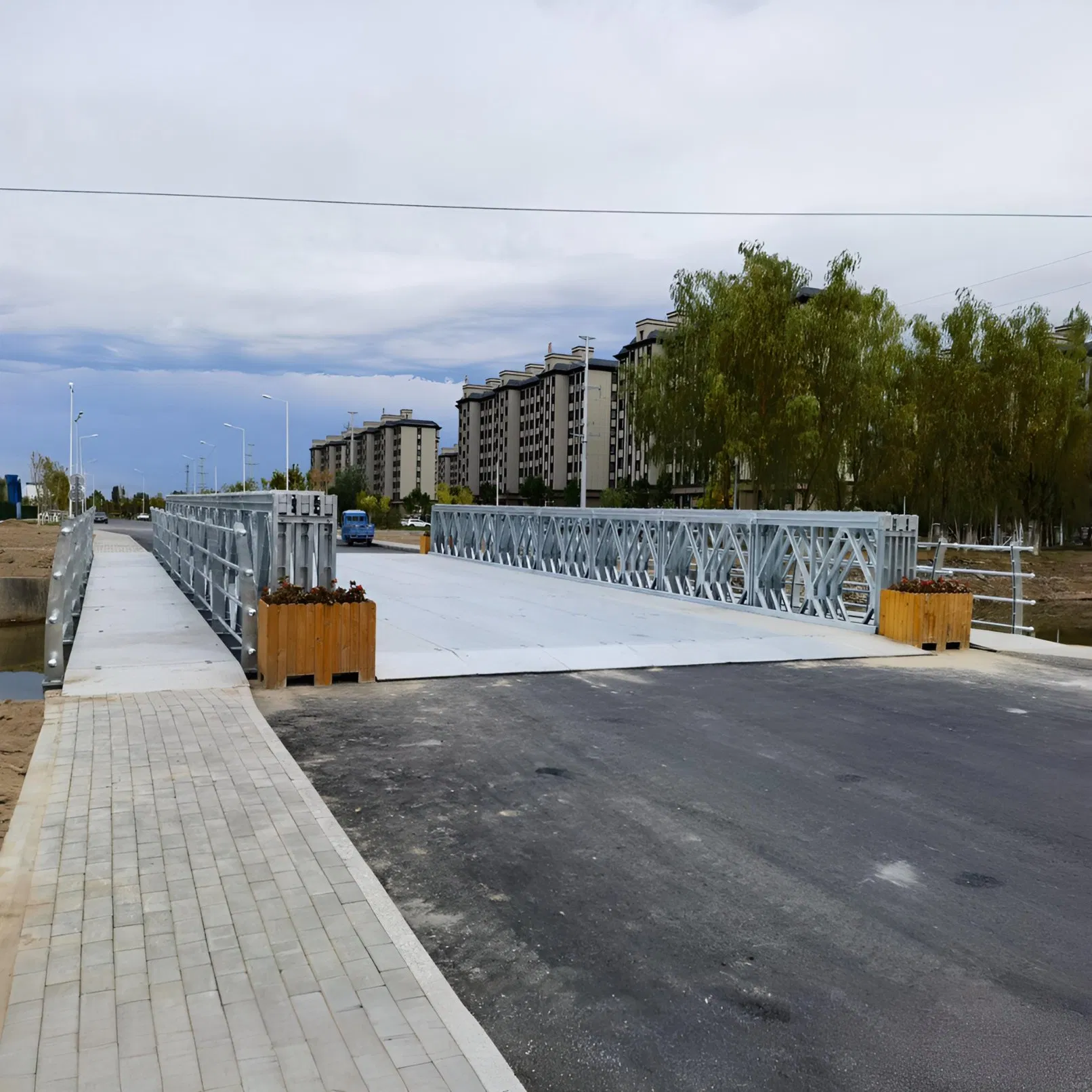 Steel Truss Frame Construction Design Modular Bailey Bridge Prefabricated Steel Bridge