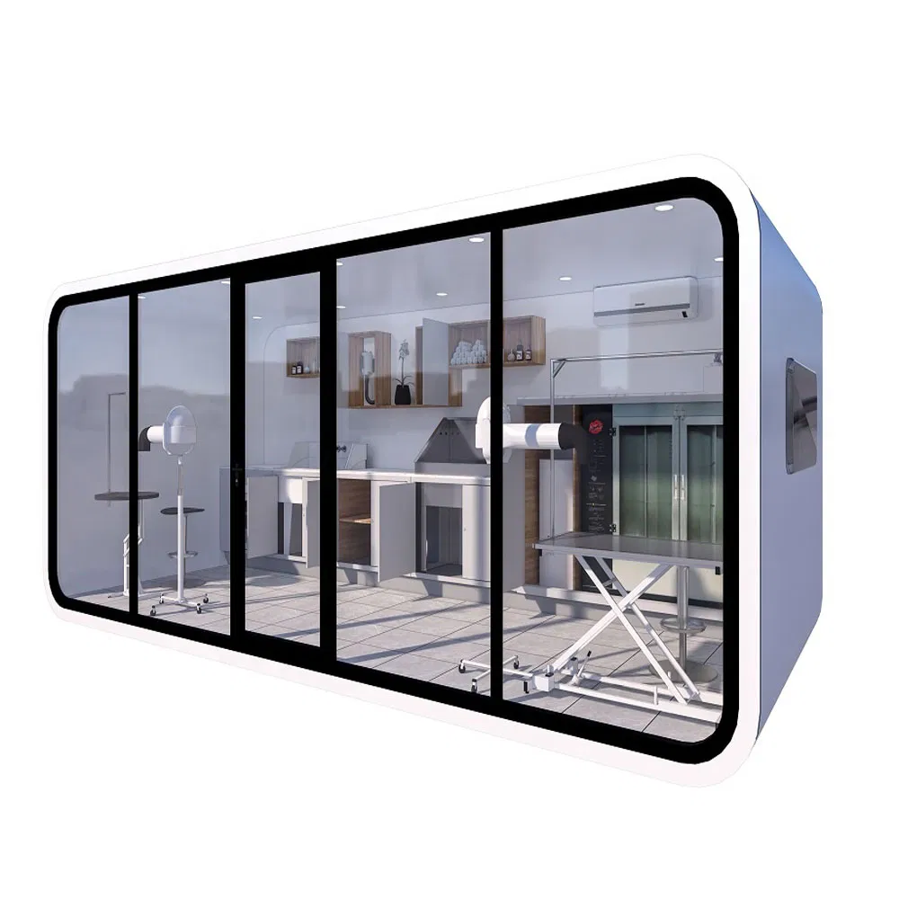 20FT 40FT Outdoor Tiny House Modern Popular Prefab House Mobile Working House Office Pod Apple Cabin