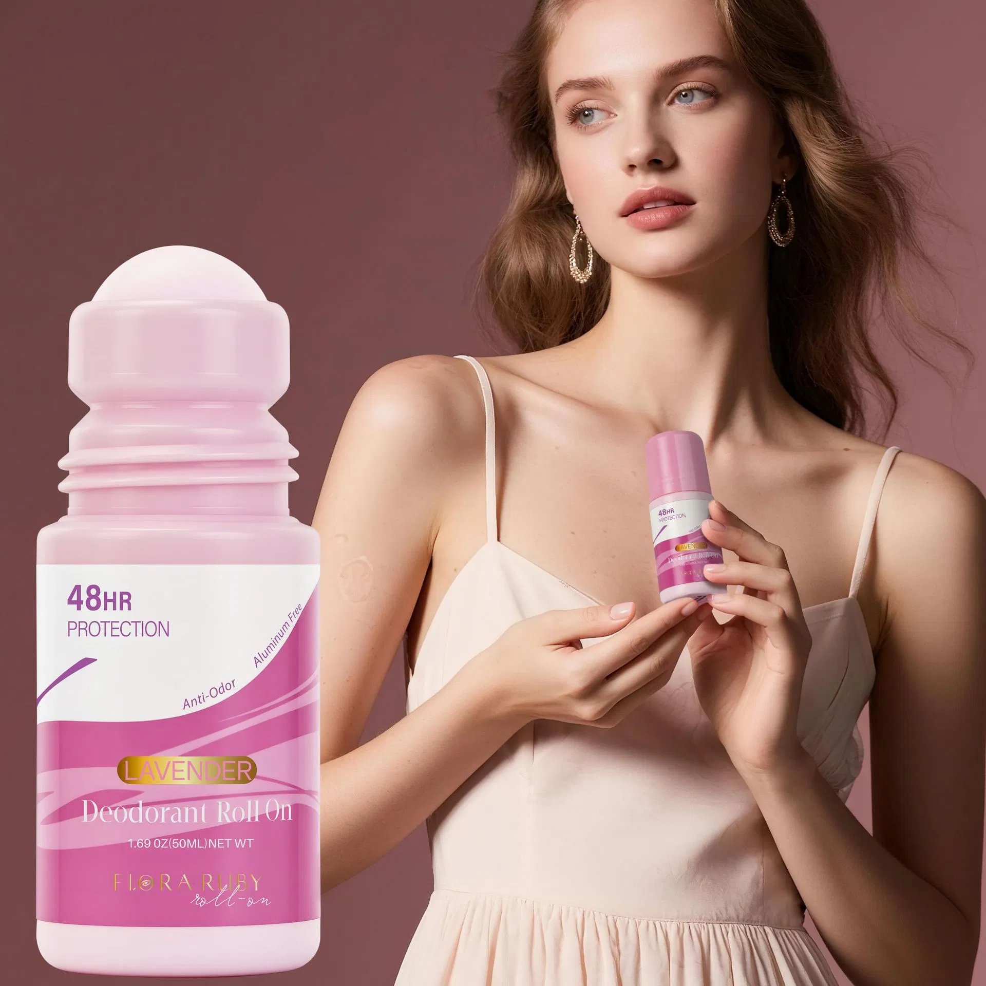 Aluminum-Free Portable Antiperspirant with Pearl Beads for Lasting Freshness Deodorant