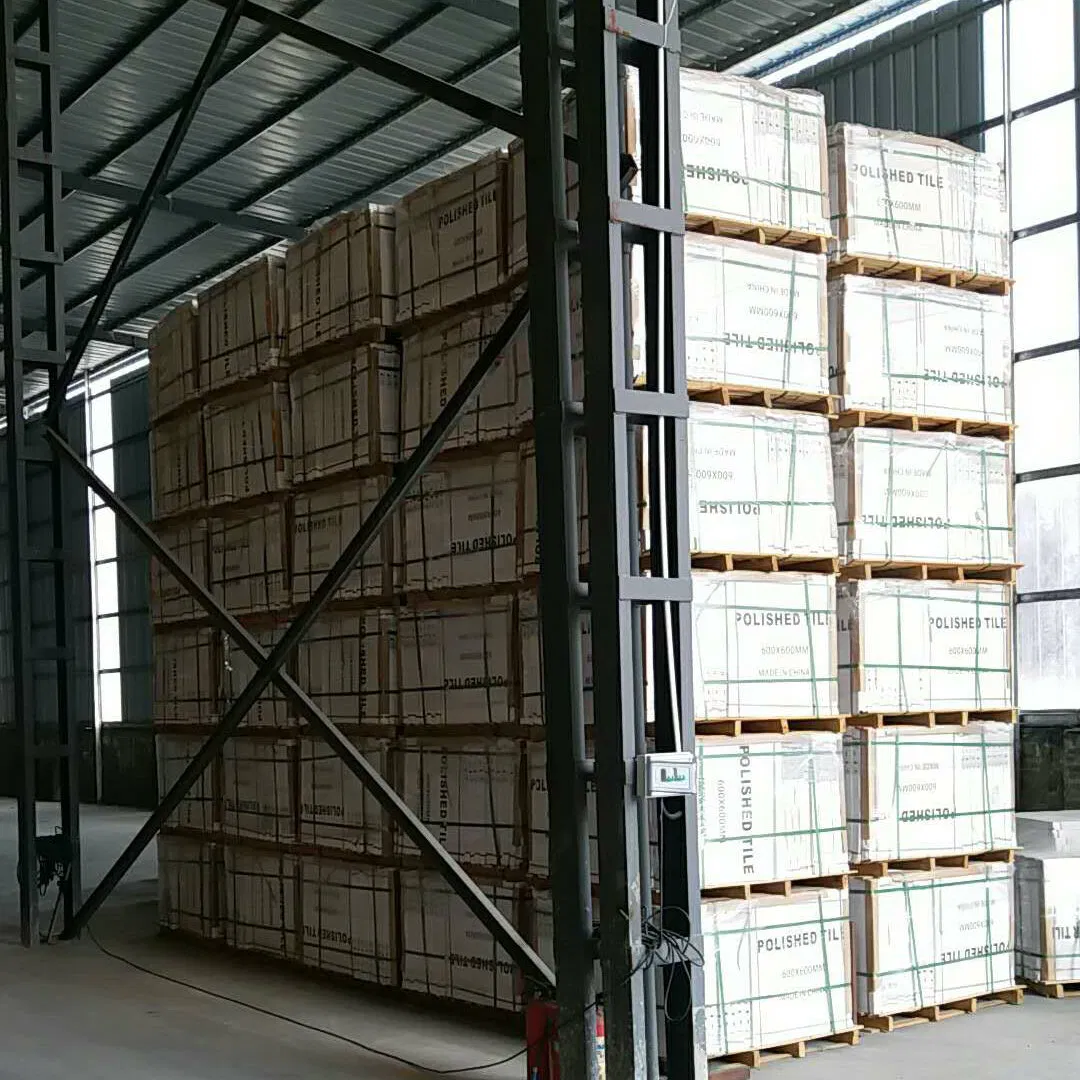 600*600mm Line Stone Porcelain Polished Tile with Double Loading