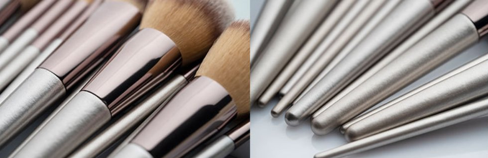 14PCS Light Gold Color Handle Professional Makeup Brushes Set Fashion Beauty Makeup Brushes Powder Brush