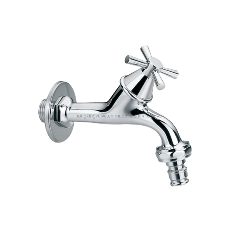 Hose Connection Garden Kitchen Basin Faucet Tap Bib Cock Brass Chrome Plate Bibcock for Water