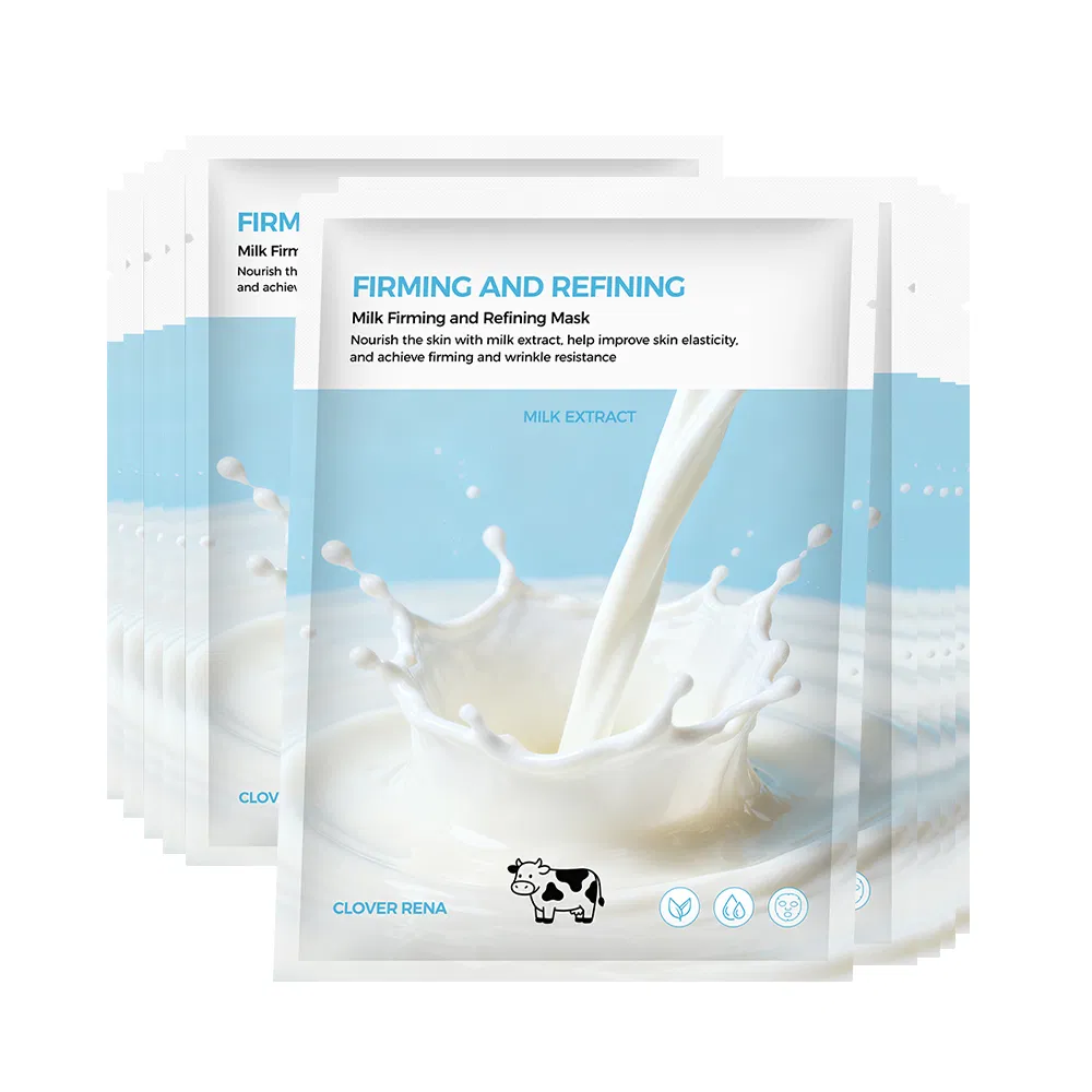 Deep Moisturizing Improve Skin Elasticity Milk Mask Face Whitening Sheet Mask