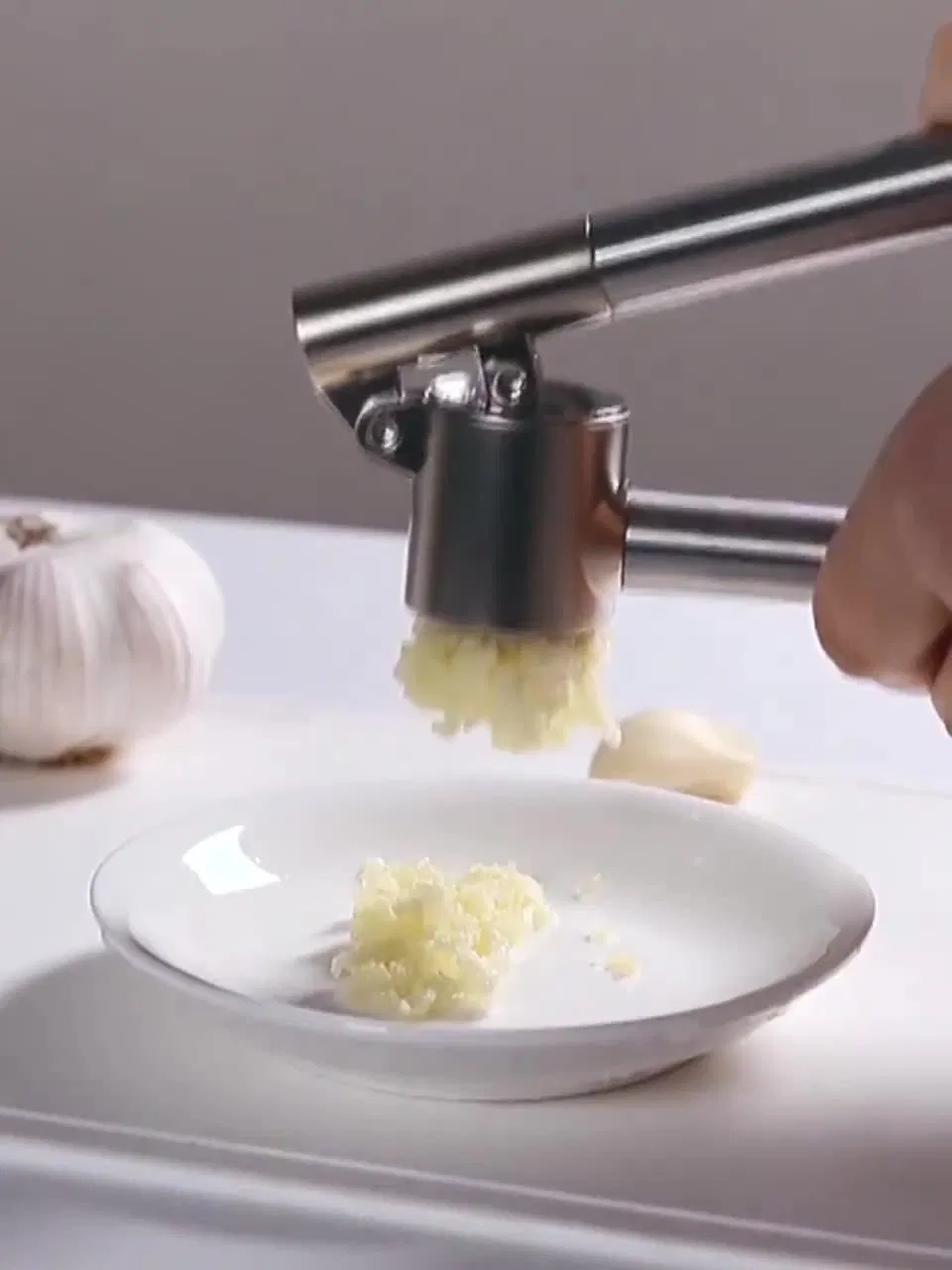 Ручной пресс для чеснока из нержавеющей стали