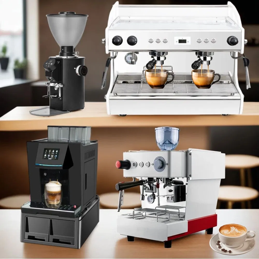 Professional Industrial Italy Mesin Kopi Cafetera Pump Esspresso Cafeteira Expresso Maker a Maquinas De CE Cafe Sale Italian Commercial Espresso Coffee Machine