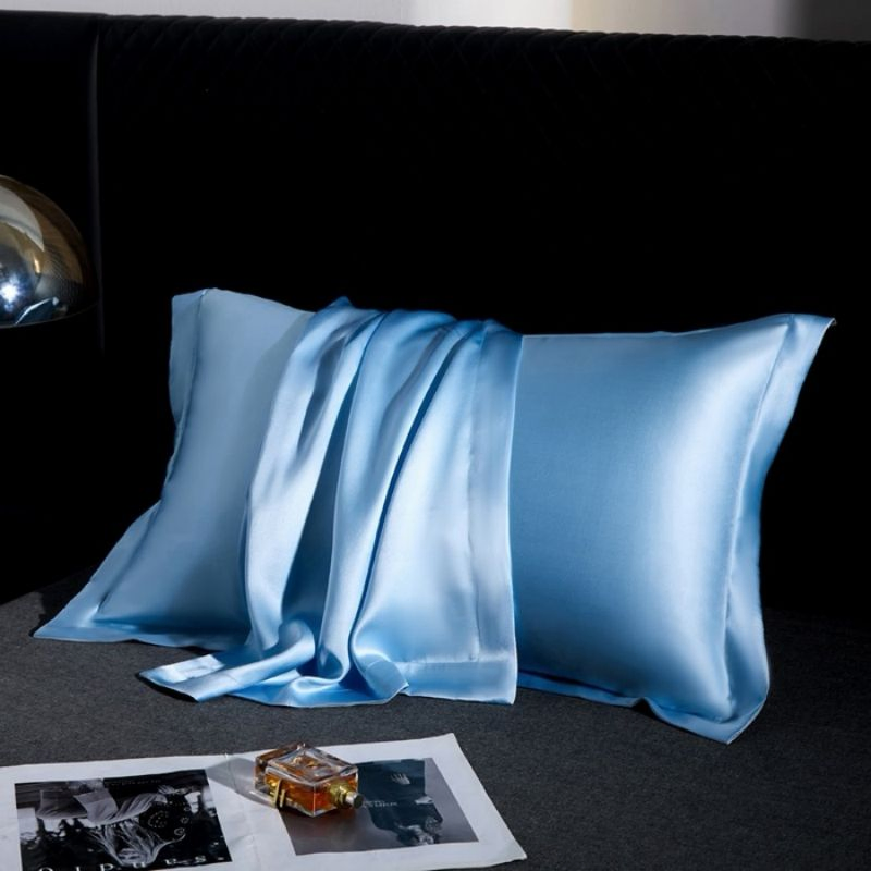 16/19/22mm Heavy Silk Pillow Core Cover 100% Mulberry Silk Pillow Case Smooth Silky Bedding ODM/OEM Hotel Home Textile Pillowcase Wholesale