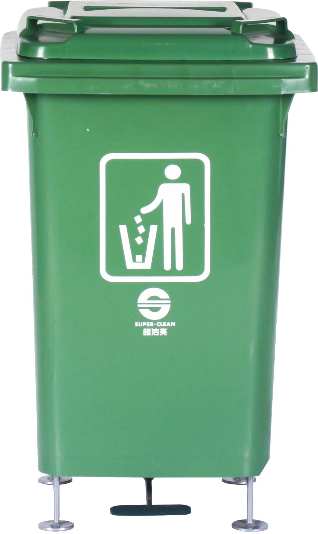 Педальное мусорное ведро 60 л для улицы