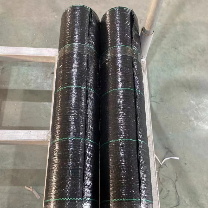 1X50m Woven Ground Cover Landscape Fabric Heavy PP Weed Barrier Garden Mat