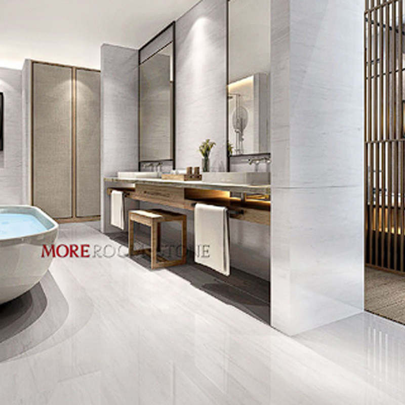 Плитка Dolomite White под мрамор для ванной
