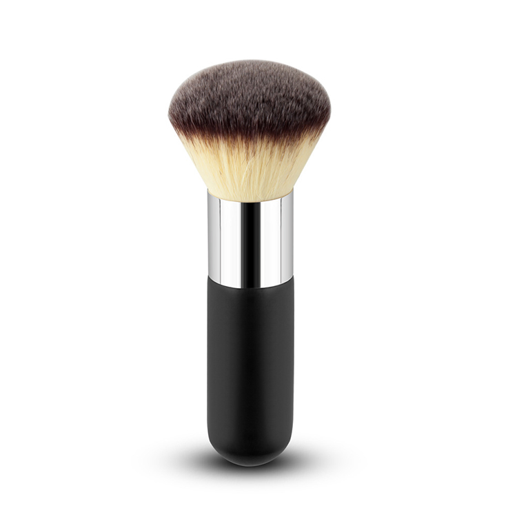 Hot Sale Wholesale Custom Logo Fluffy Dense Powder Brush Mineral Kabuki Large Coverage Powder Foundation Cosmetics Makeup Brush