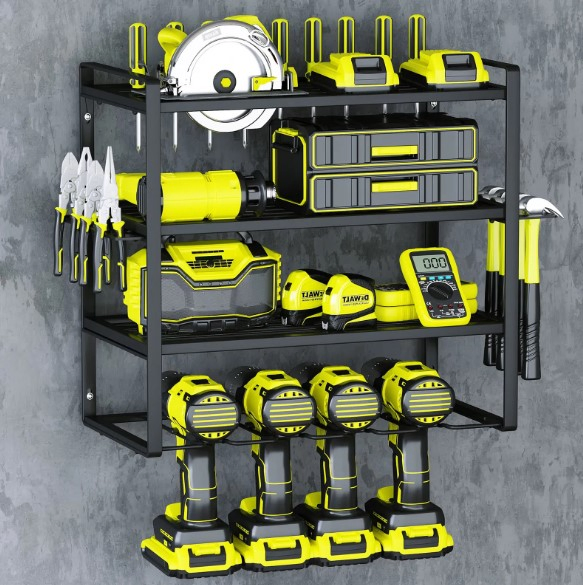 Heavy-Duty Metal Box and Garage Storage Rack