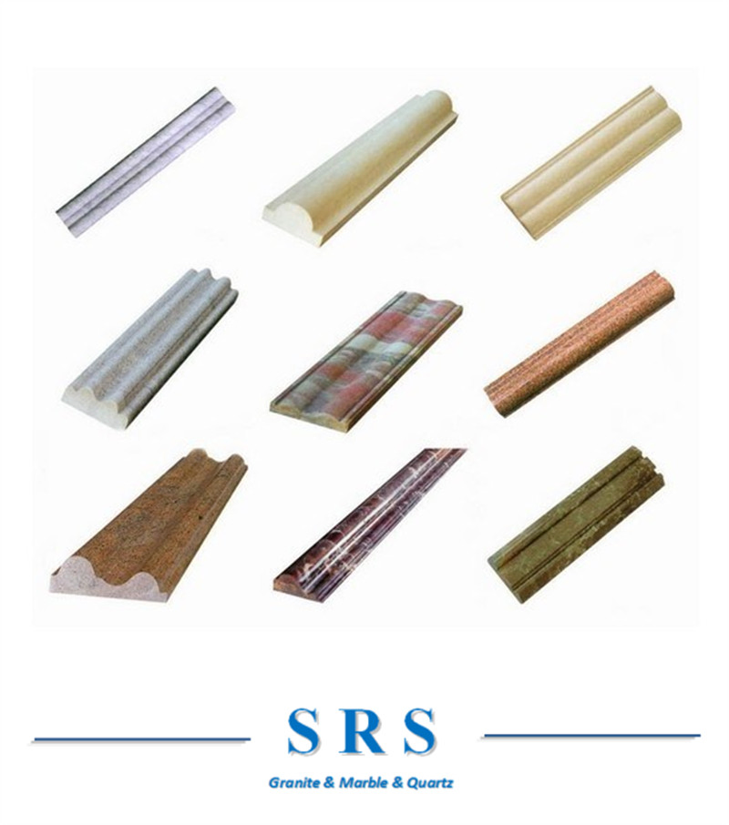 Customize Natural Granite & Marble Wall Skirting for Bathroom