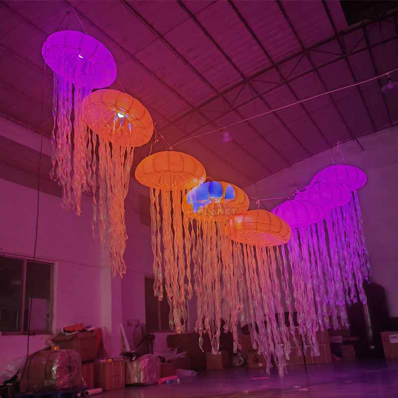 Factory Wholesale LED Inflatable Decorating Jellyfish Balloon for Event and Wedding