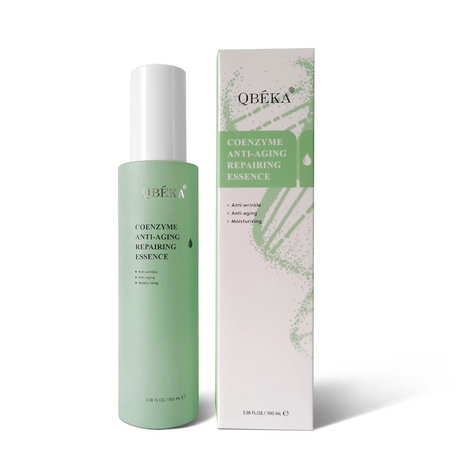 Qbeka Coenzyme Anti-Aging Repairing Essence Barrier Repair Wrinkle Reduction Fast-Absorbing