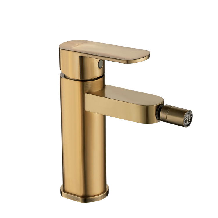 Смеситель для биде однорычажный хром латунь