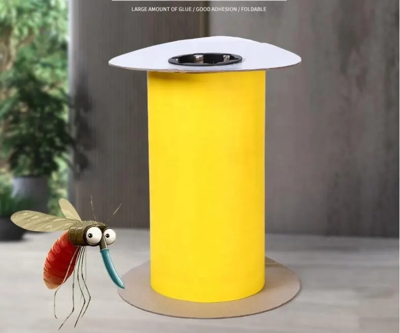 White Fly Trap Roll 30cm*100m 25cm*100m High Quality Bug Trap Killer Strong Glue Roll Tape Strip for Thrips Control