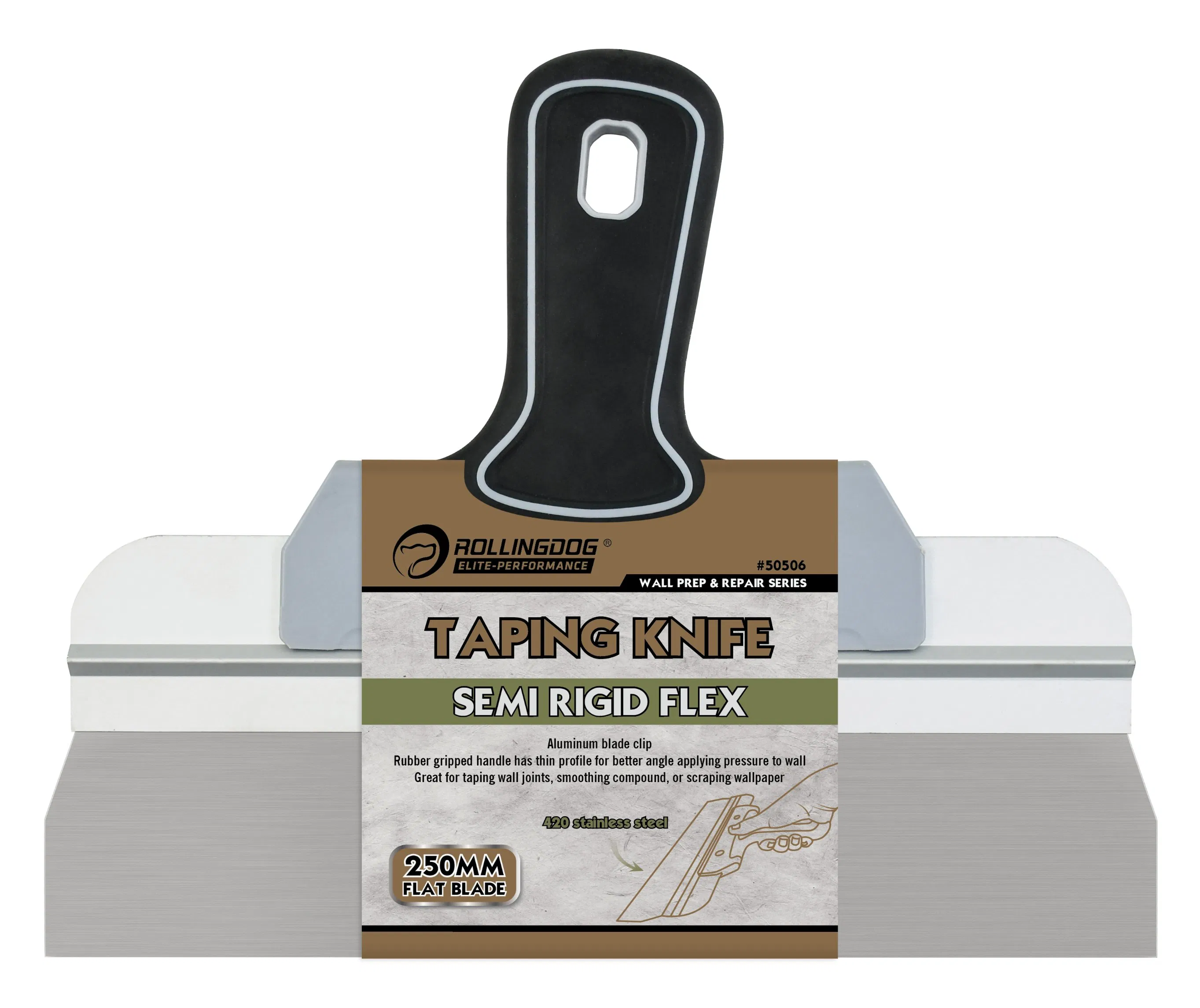 Rollingdog Elite 50506 250mm Taping Knife/Scraper