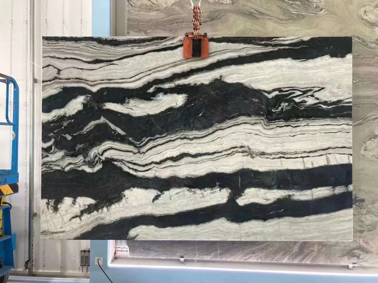 Beautiful Panda White Natural Marble Block Slab for Home Design