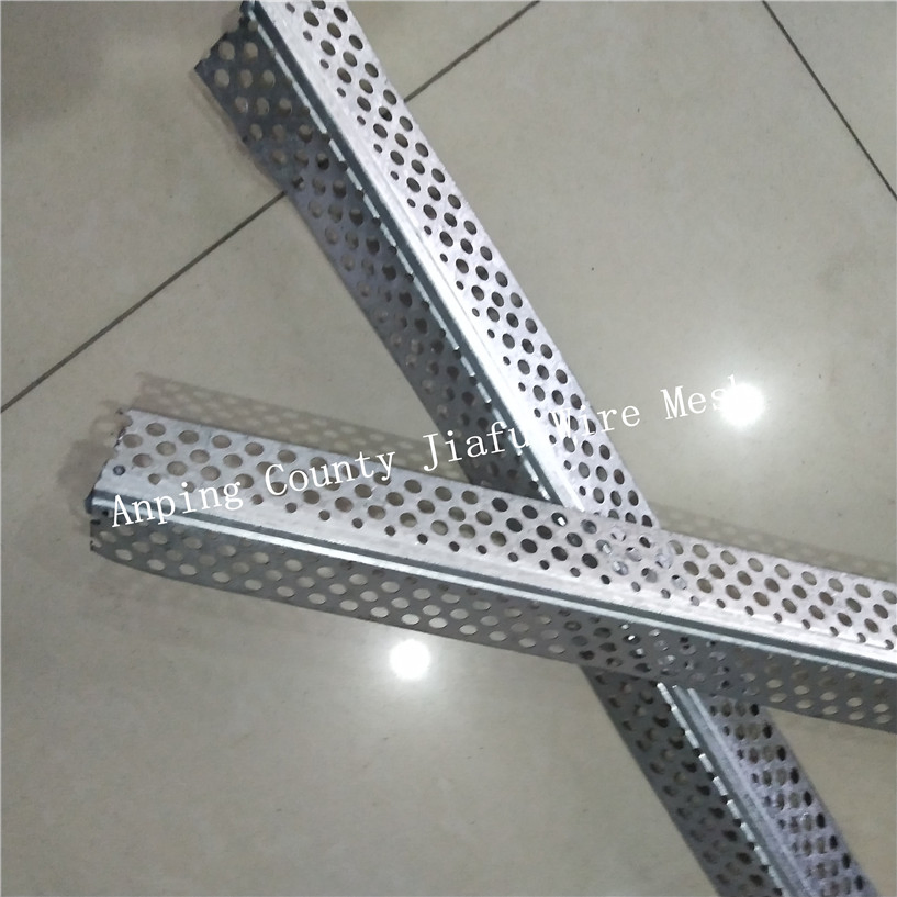 Galvanized 25mm * 25mm Perforated Wall Corner Plaster Beads
