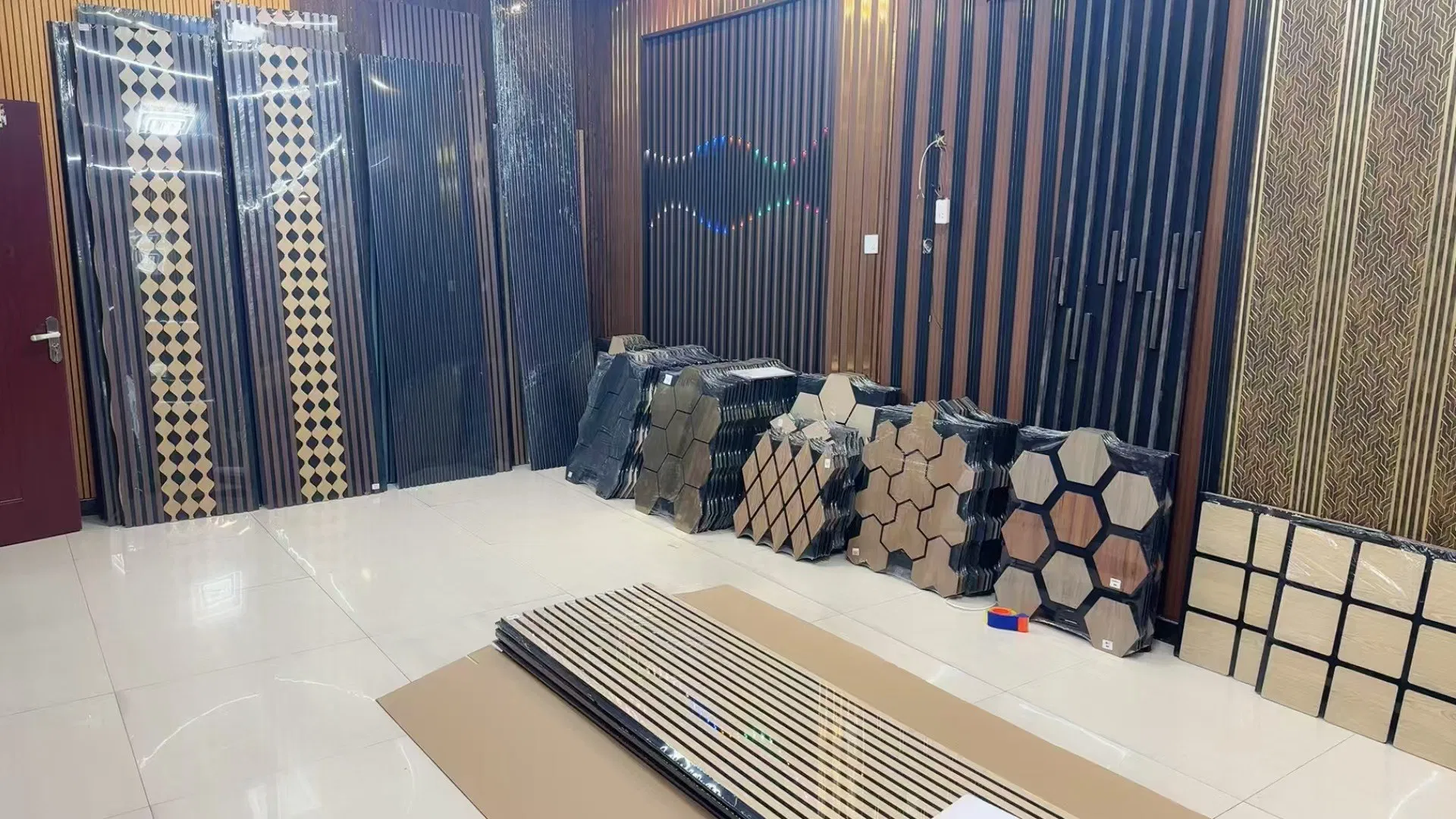 Modern Wood Acoustic Wall Panel Soundproof Material for Music Room Studios Hotels Apartments-Model Number Akupanel