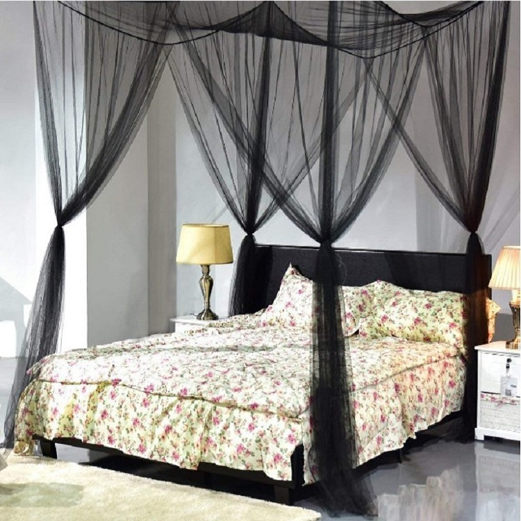 4 Post Princess Mosquito Net Bed Canopy