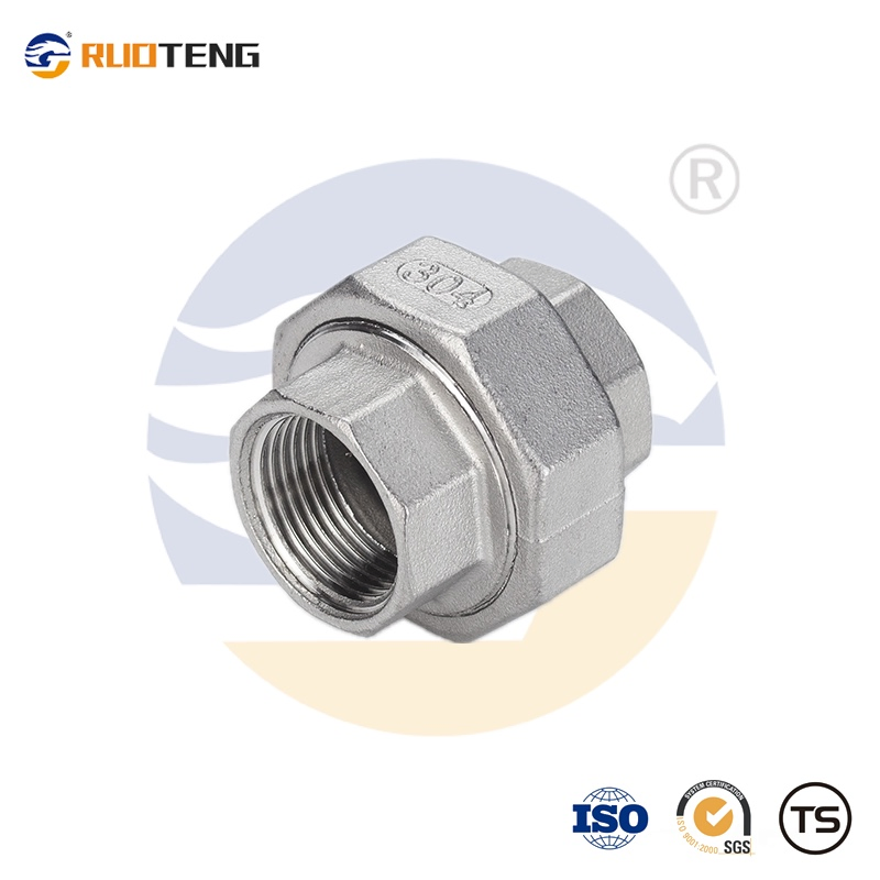 [Ruoteng] Stainless Steel Pipe Fitting SS304 BSPT NPT Female Threaded Union