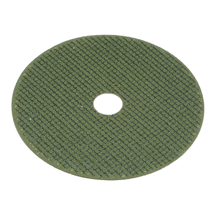 Отрезной круг 107 мм 1.2 мм, двойная сетка, Inox, зеленый