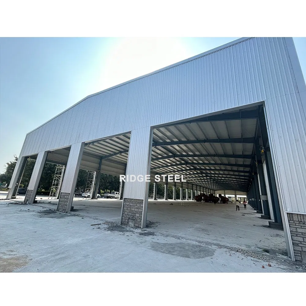 with Mezzanine Floor Light Steel Structure Prefabricated Factory Building