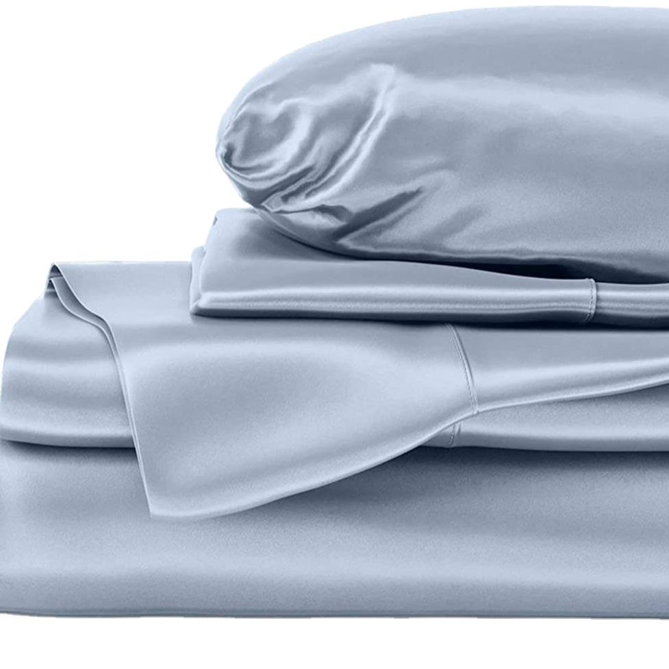 Wholesale Customized Cheap 22 Momme Nature Mulberry Silk Bedding Set 4 PCS Pure Silk Luxury Bed Sheet Set