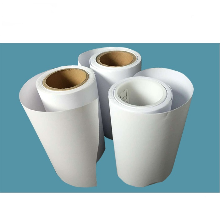 White Silicone Coated Glassine Paper in Roll