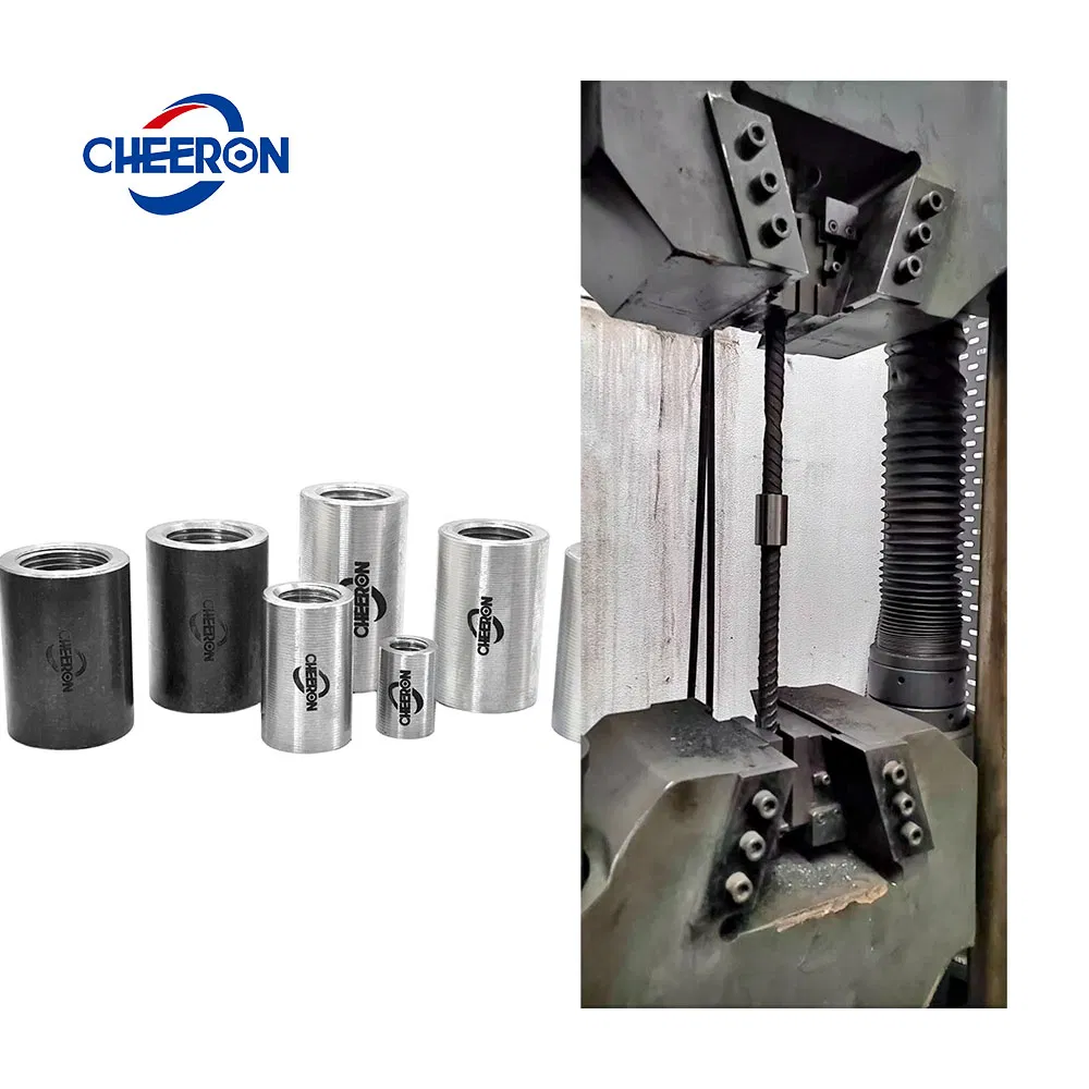 50mm Rebar Sleeve Mechanical Connector Economical 45#Carbon Steel Rebar Coupler Price