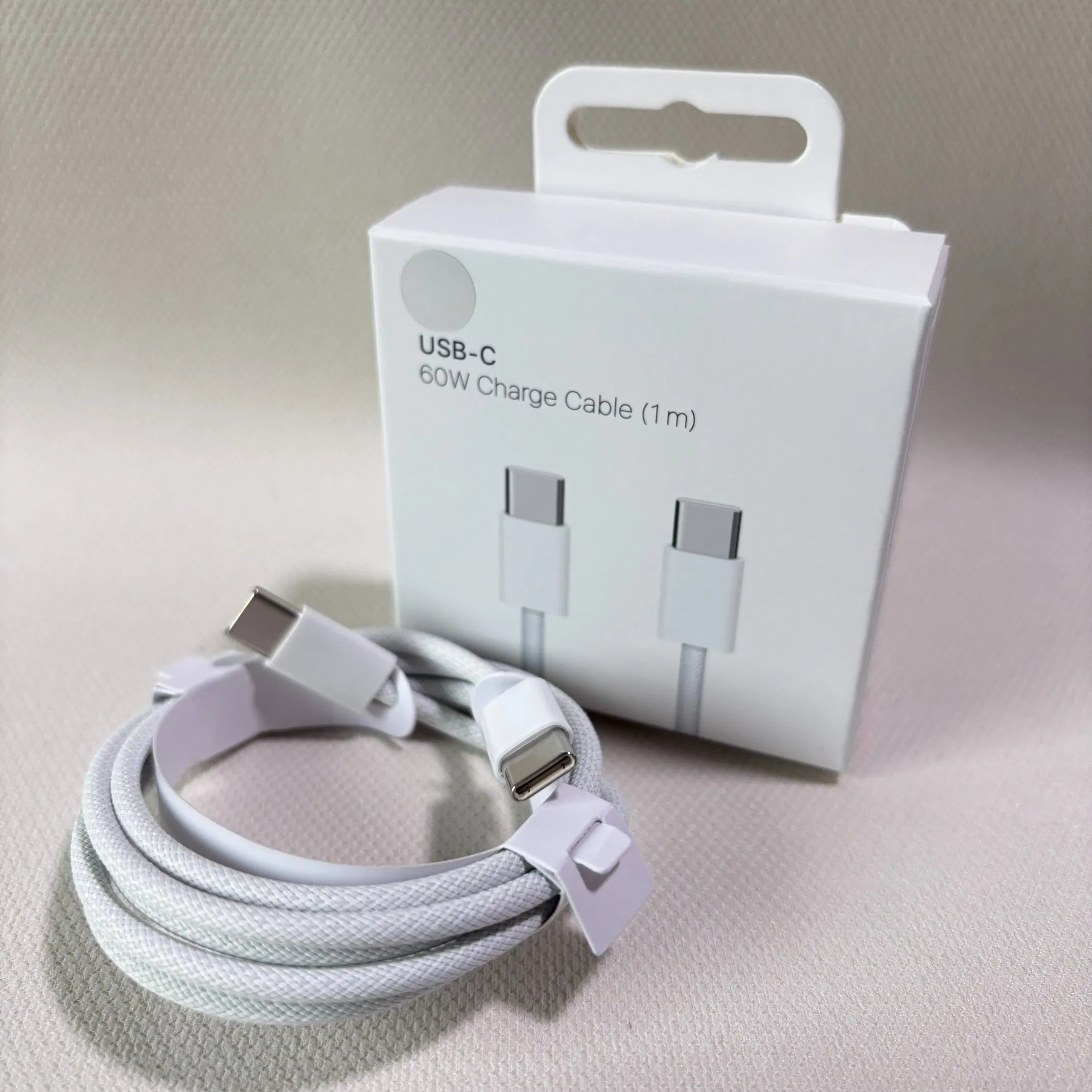 Кабель USB-C — Lightning 60W, 1 метр, быстрая зарядка