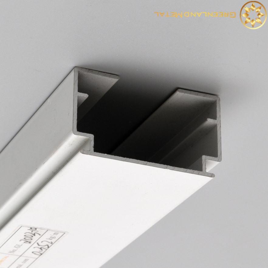 Aluminium Head Track for Vertical Blind with Powder Coating White to Africa