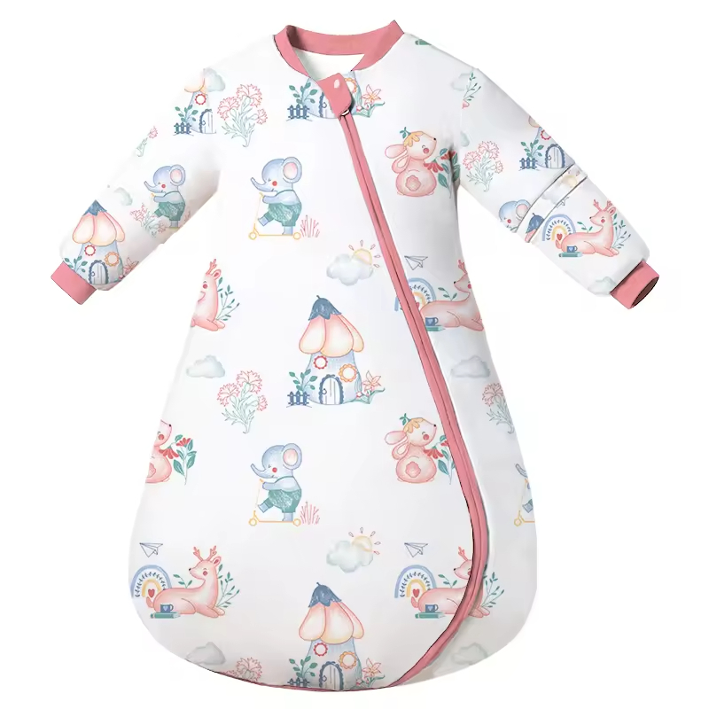 Free Sample Baby Sleeping Bags Soft Comfortable Baby Sleep Sack Newborn Bamboo Cotton Sack Infant Sleep Suit Baby Blanket