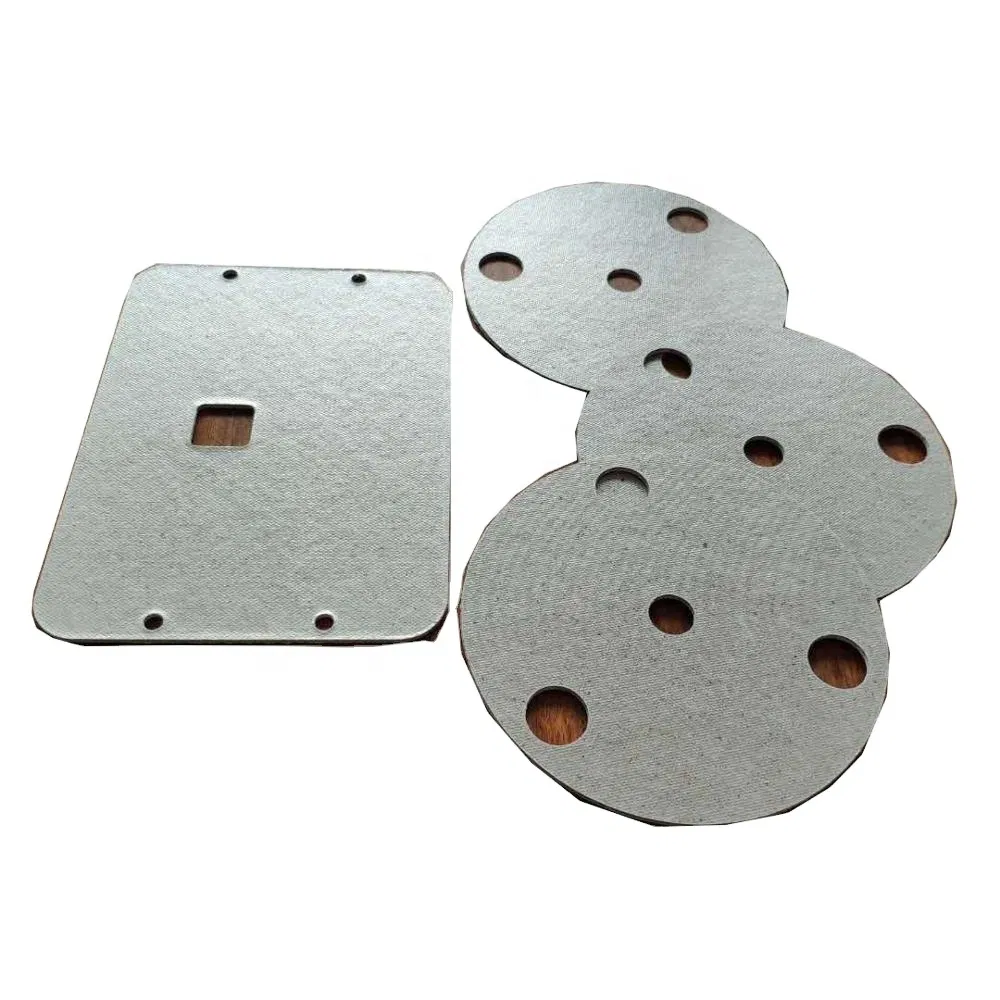 Custom 1mm 35mm High Temperature Insulation Resistance Mica Sheet for Laminated to a 1mm Polyurethane Foam Sheet