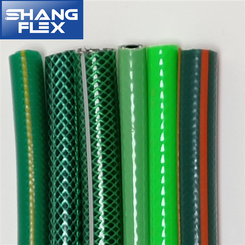 50m 100m Anti-UV PVC Heavy Duty Knitted Garden Hose for Irrigation System
