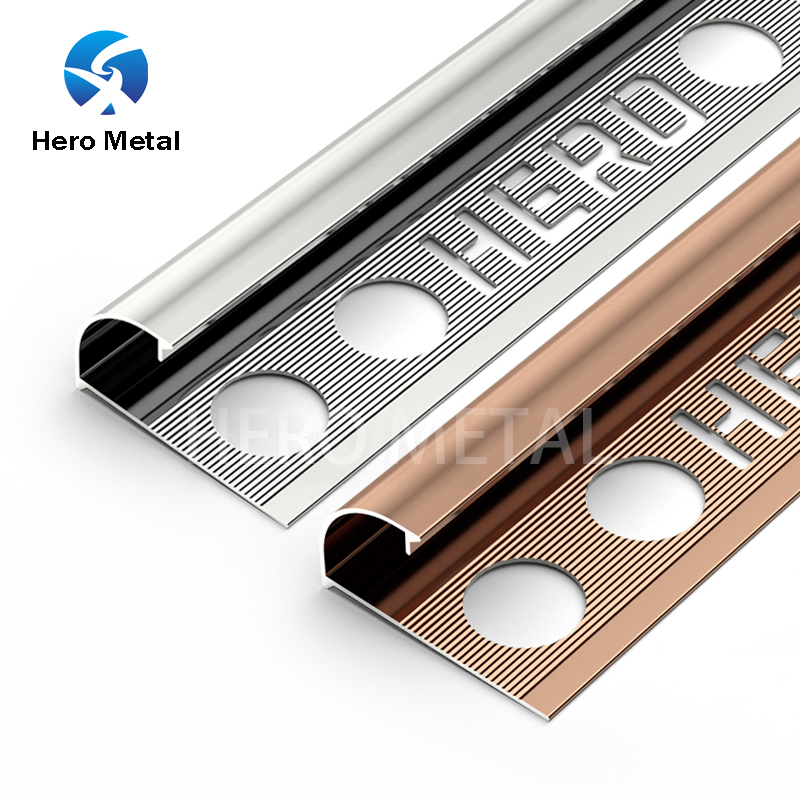 High Quality Special Decoration 2.5m Ceramic Edge Bullnose 13mm Trim Stick on Tile Container Corners Curved Round Shape Strip