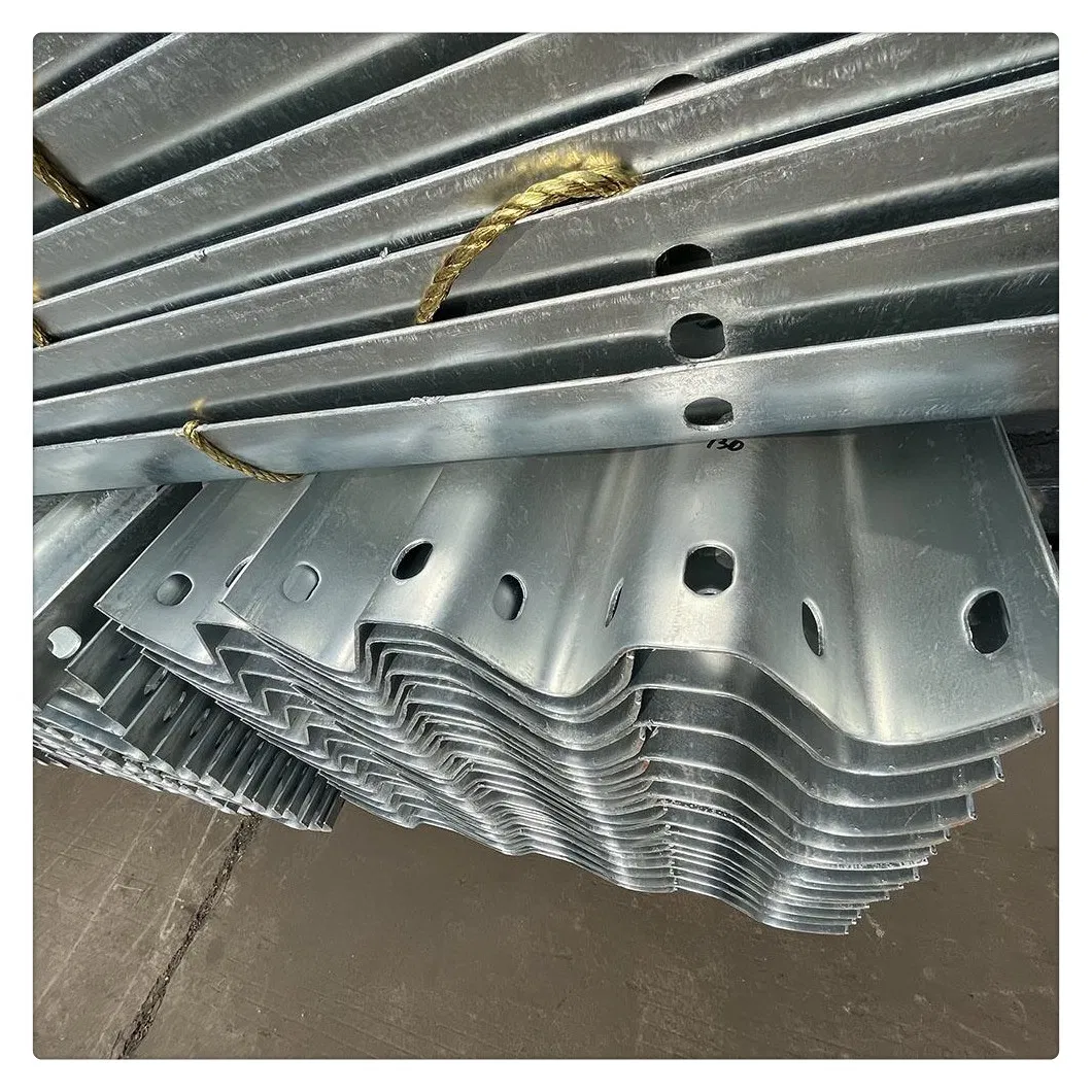 Professional Road Traffic Safety Barrier Three Beam Corrugated Thrie Beam Guardrail