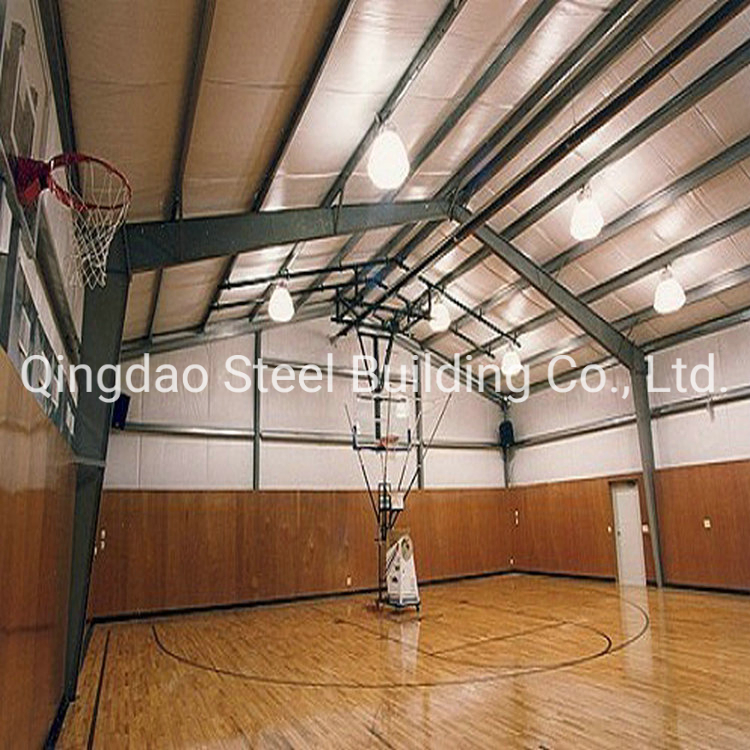 Design Manufacturer Customized Prefabricated Steel Structure Sport Hall Building Prefab House